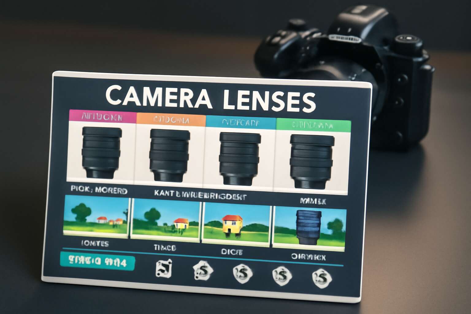 camera lenses chart