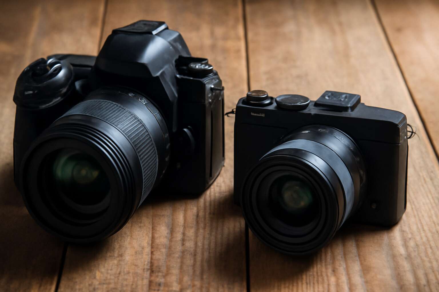dslr camera and mirrorless