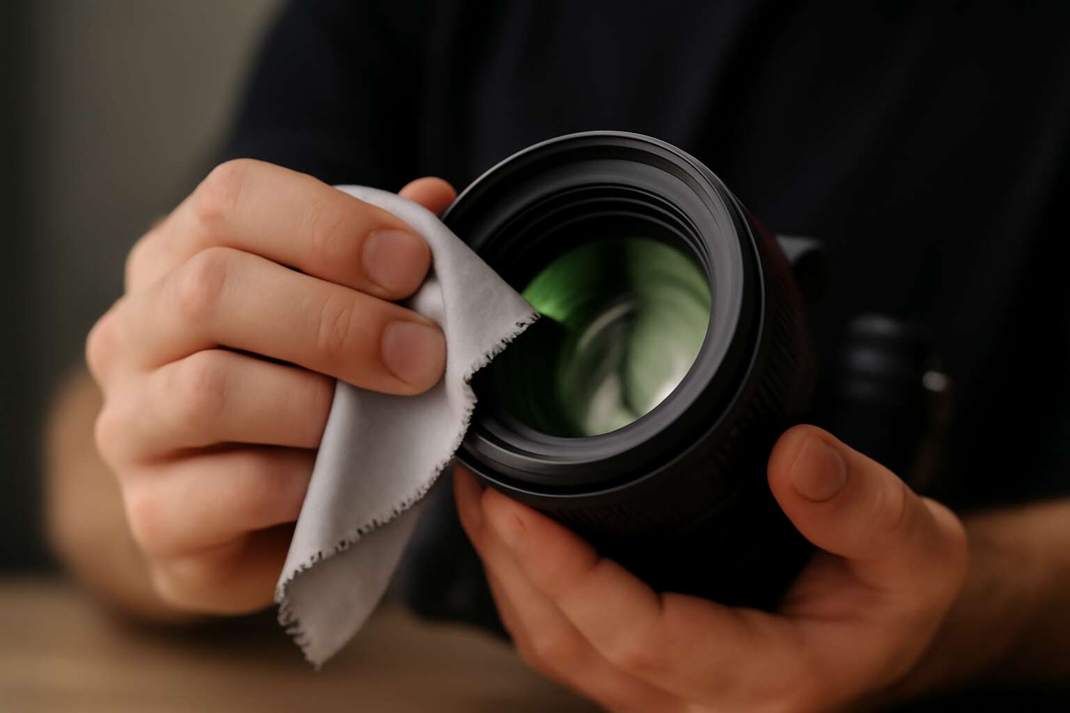 how to clean camera lenses