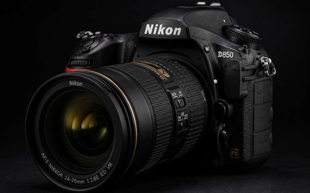 dslr camera nikon d850 captures images at 45.7 megapixels.